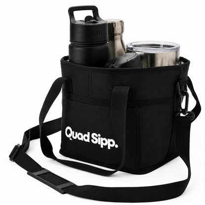 CarrySip™ 4-Cup Drink Carrier — Hands Free & Spill Proof